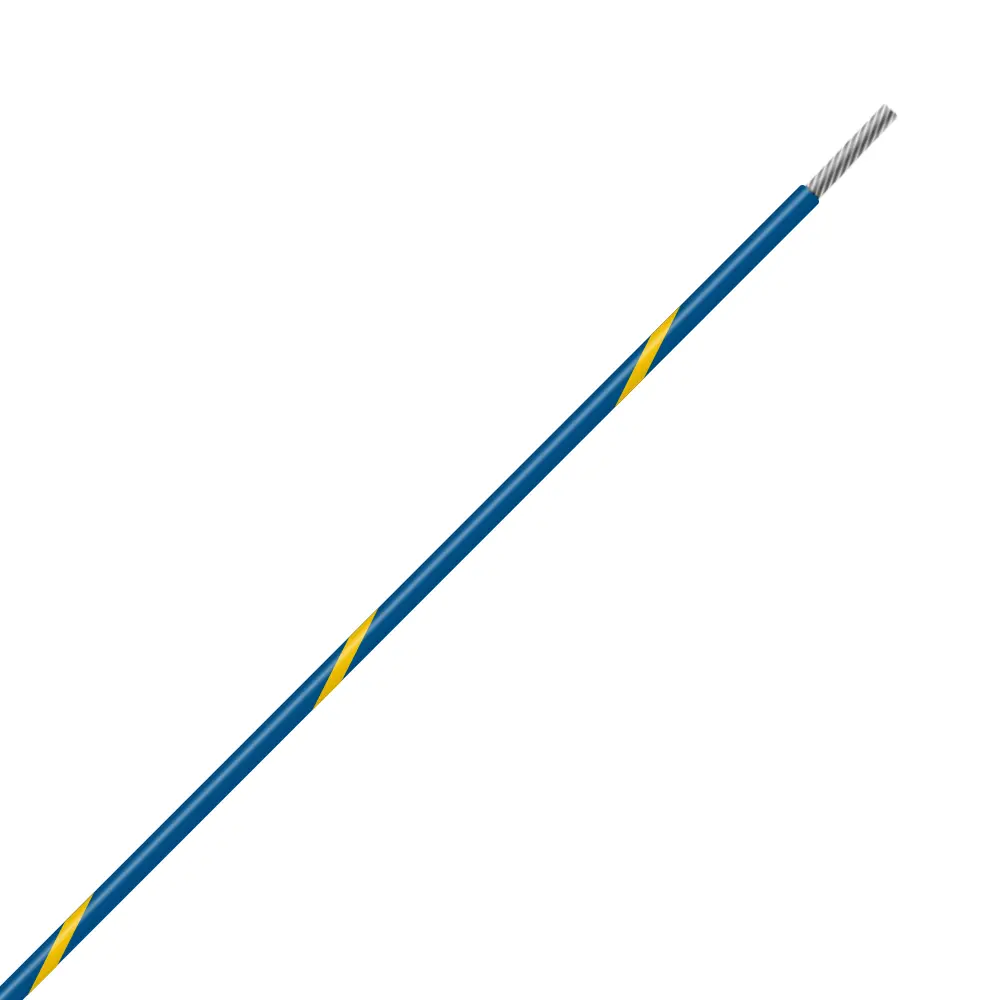M22759/16-16-64 BLUE/YELLOW BTF STRIPE