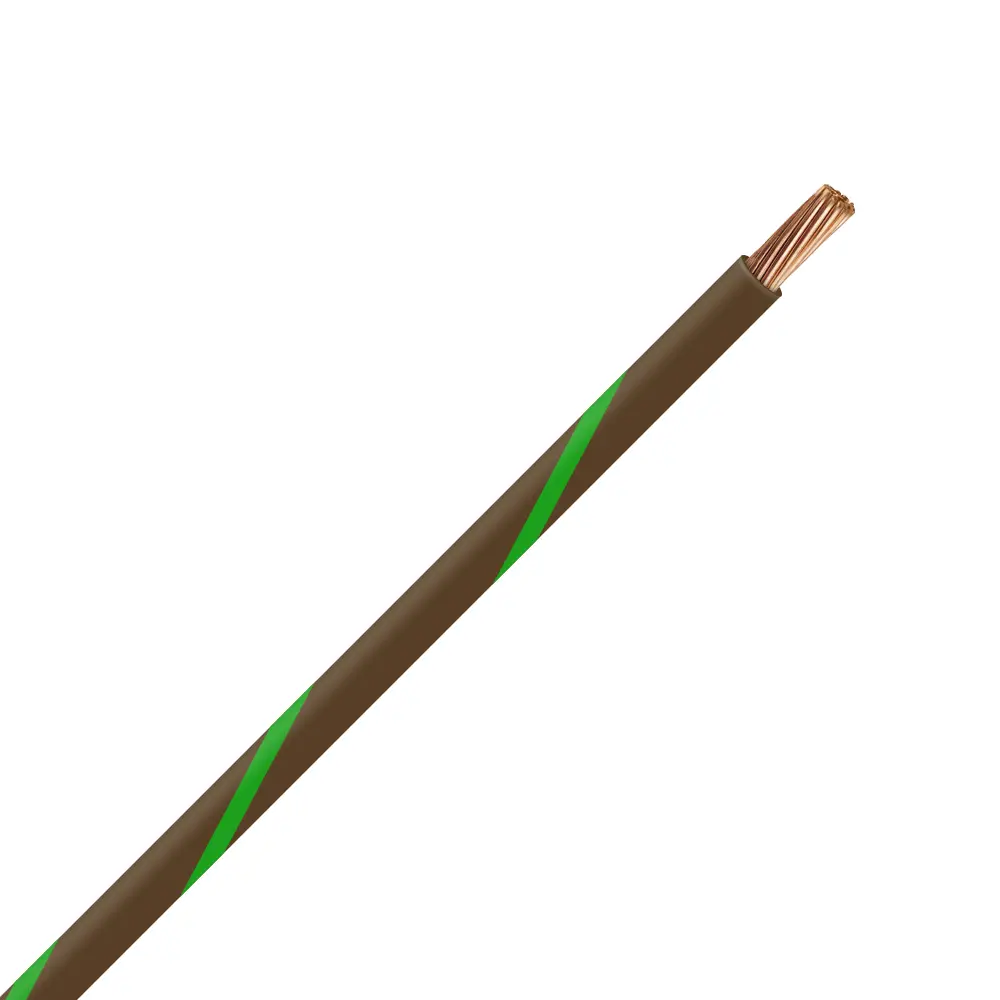 TXL 16 BROWN/GREEN STRIPED WIRE