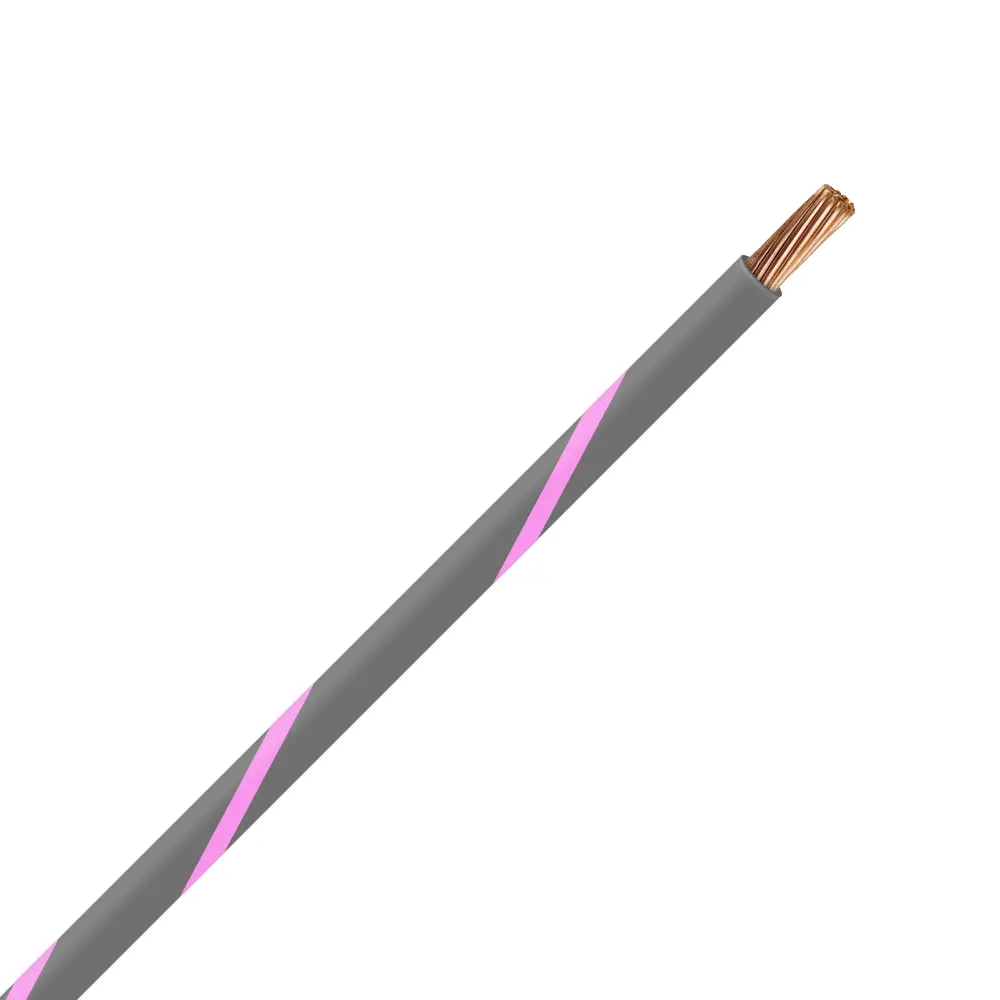 TXL 22 GRAY/PINK STRIPED WIRE