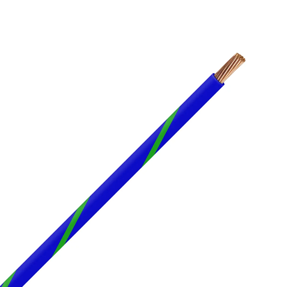 TXL 14 BLUE/GREEN STRIPED WIRE