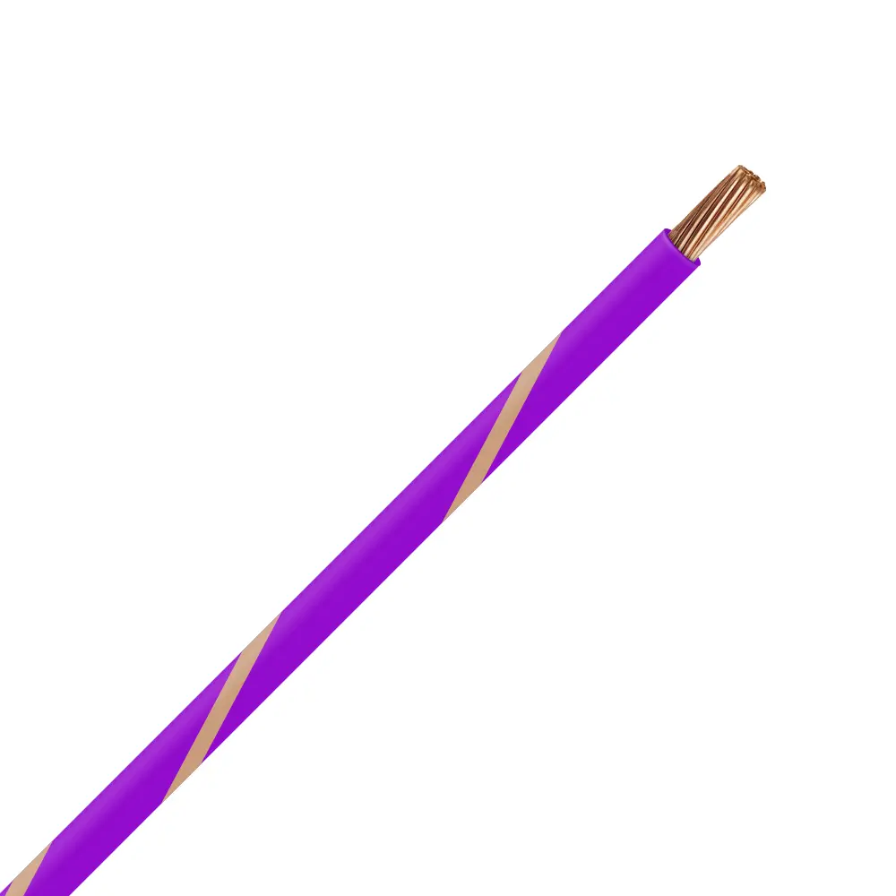 TXL 14 PURPLE/TAN STRIPED WIRE