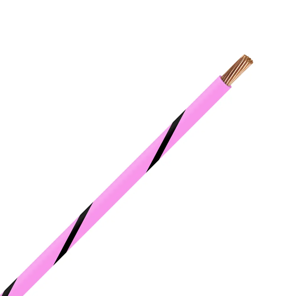 TXL 22 PINK/BLACK STRIPED WIRE