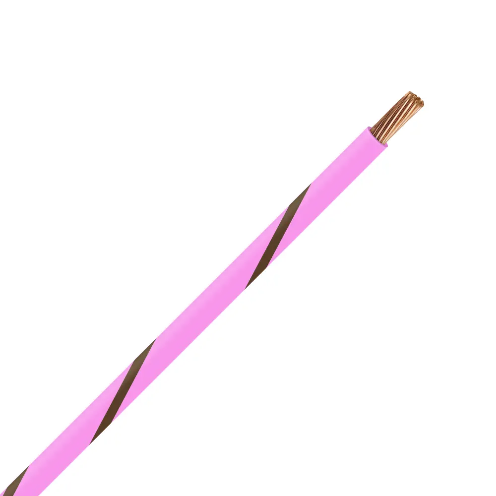 TXL 20 PINK/BROWN STRIPED WIRE
