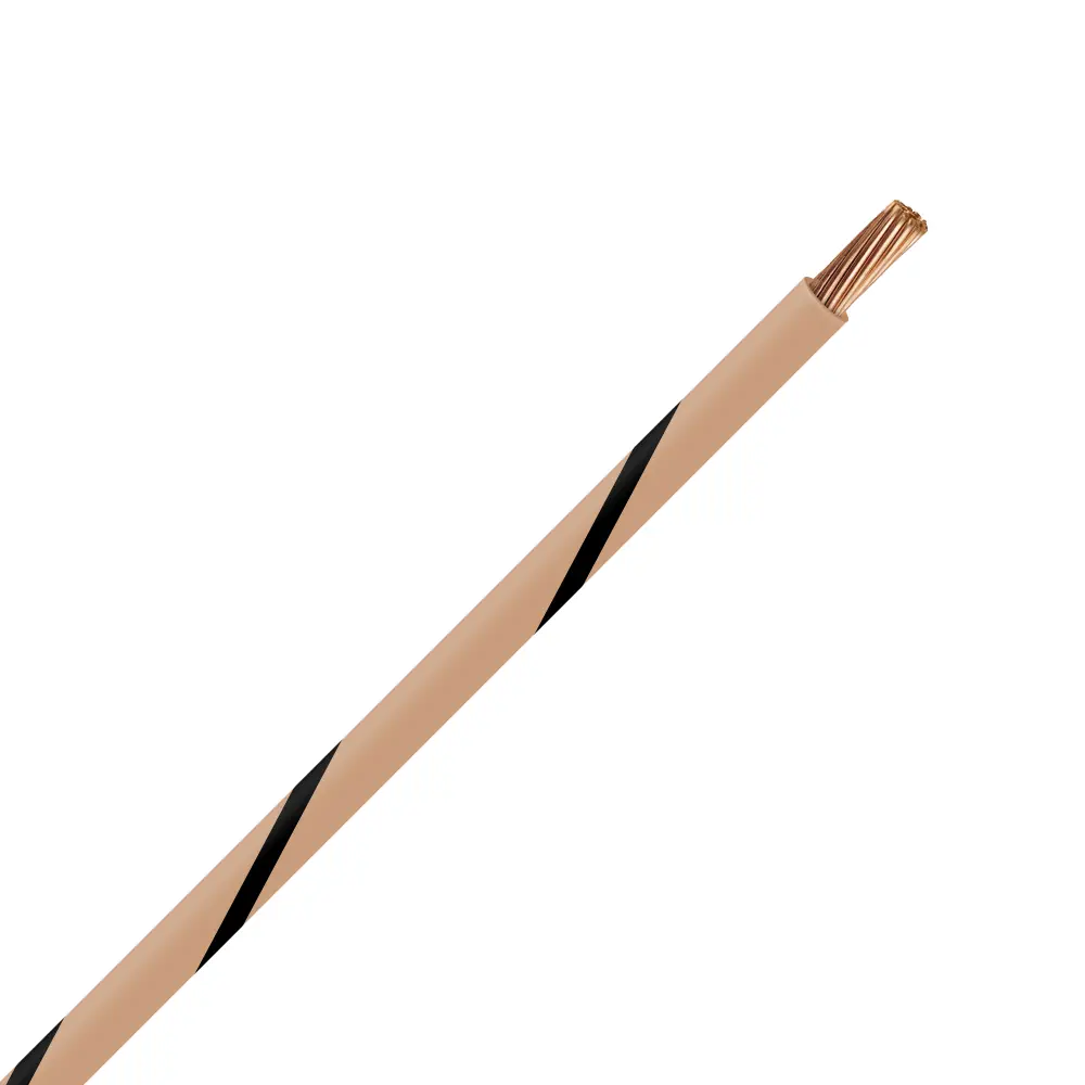 TXL 16 TAN/BLACK STRIPED WIRE