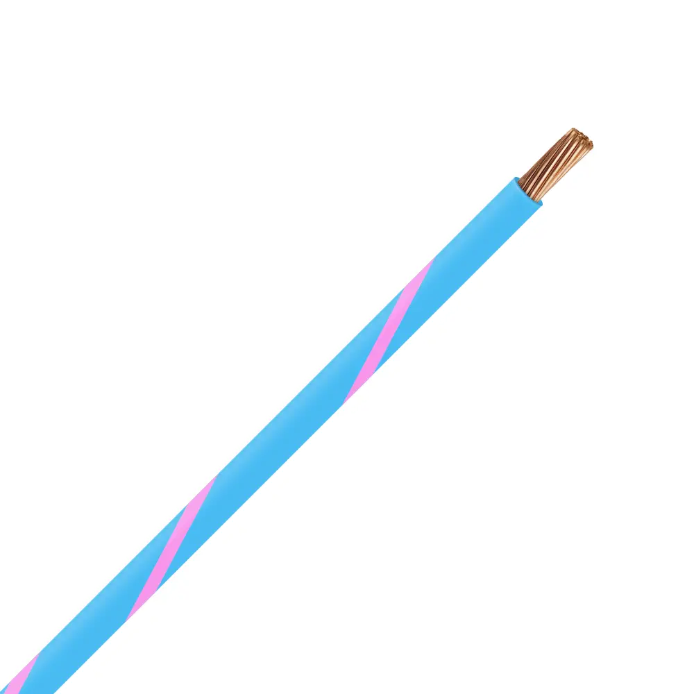 TXL 14 LIGHT BLUE/PINK STRIPED WIRE