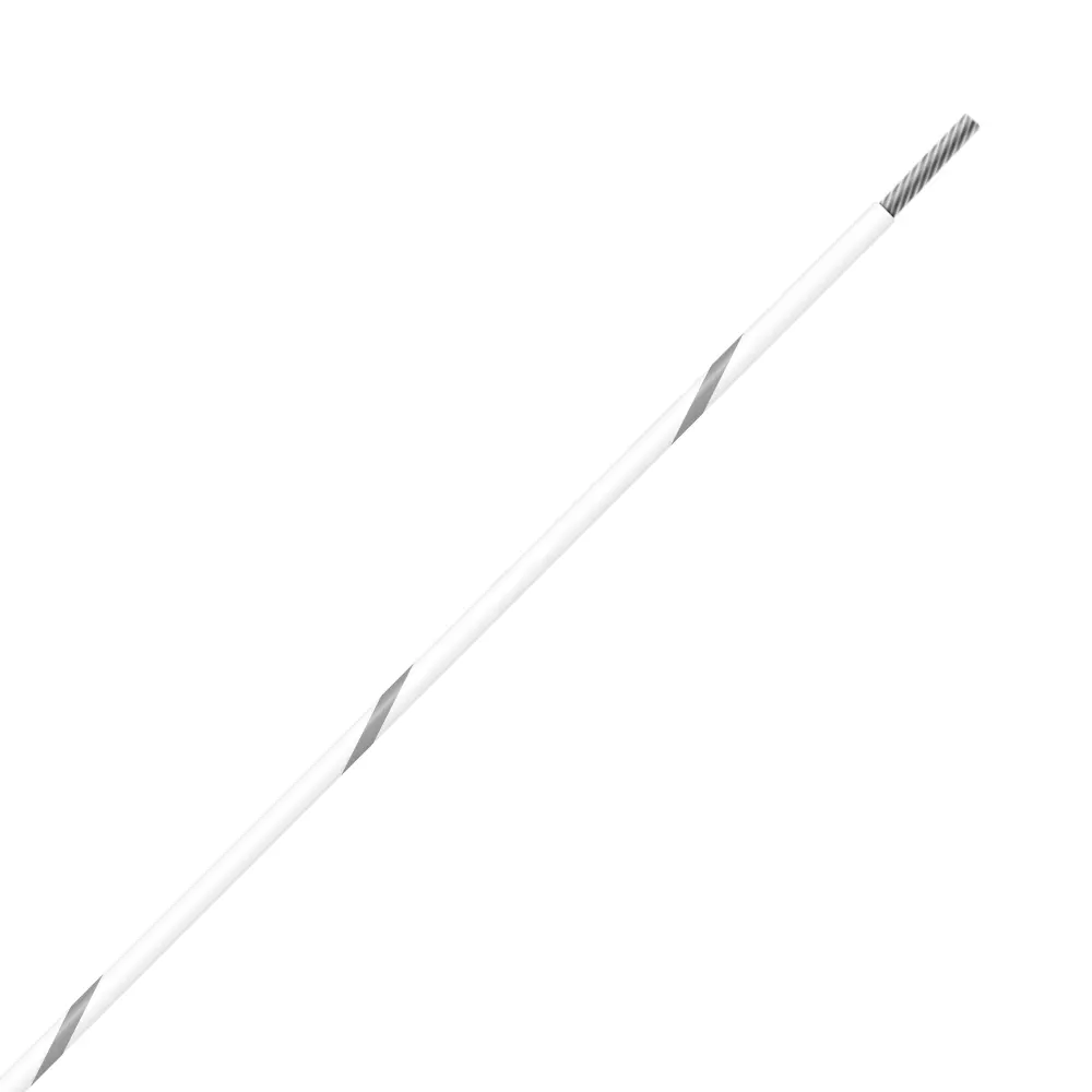 White/Gray Wire Tefzel 26 AWG