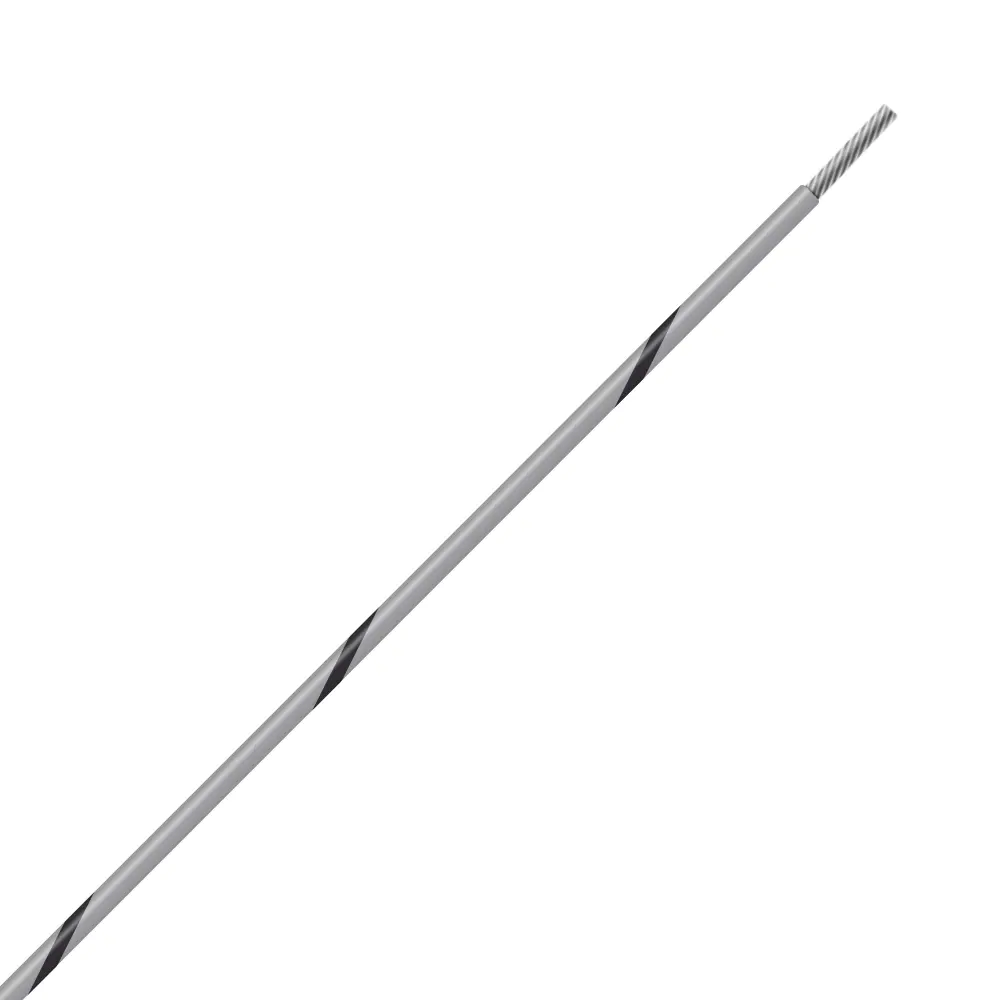 Gray/Black Wire Tefzel 24 AWG