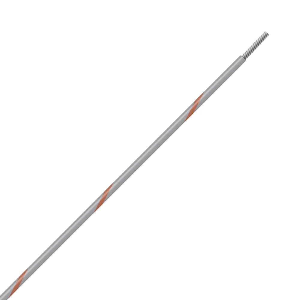 Gray/Brown Wire Tefzel 24 AWG