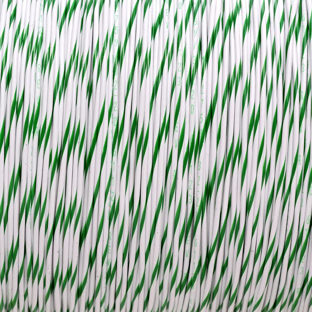 M22759/32-24-95 WHITE/GREEN BTF STRIPE