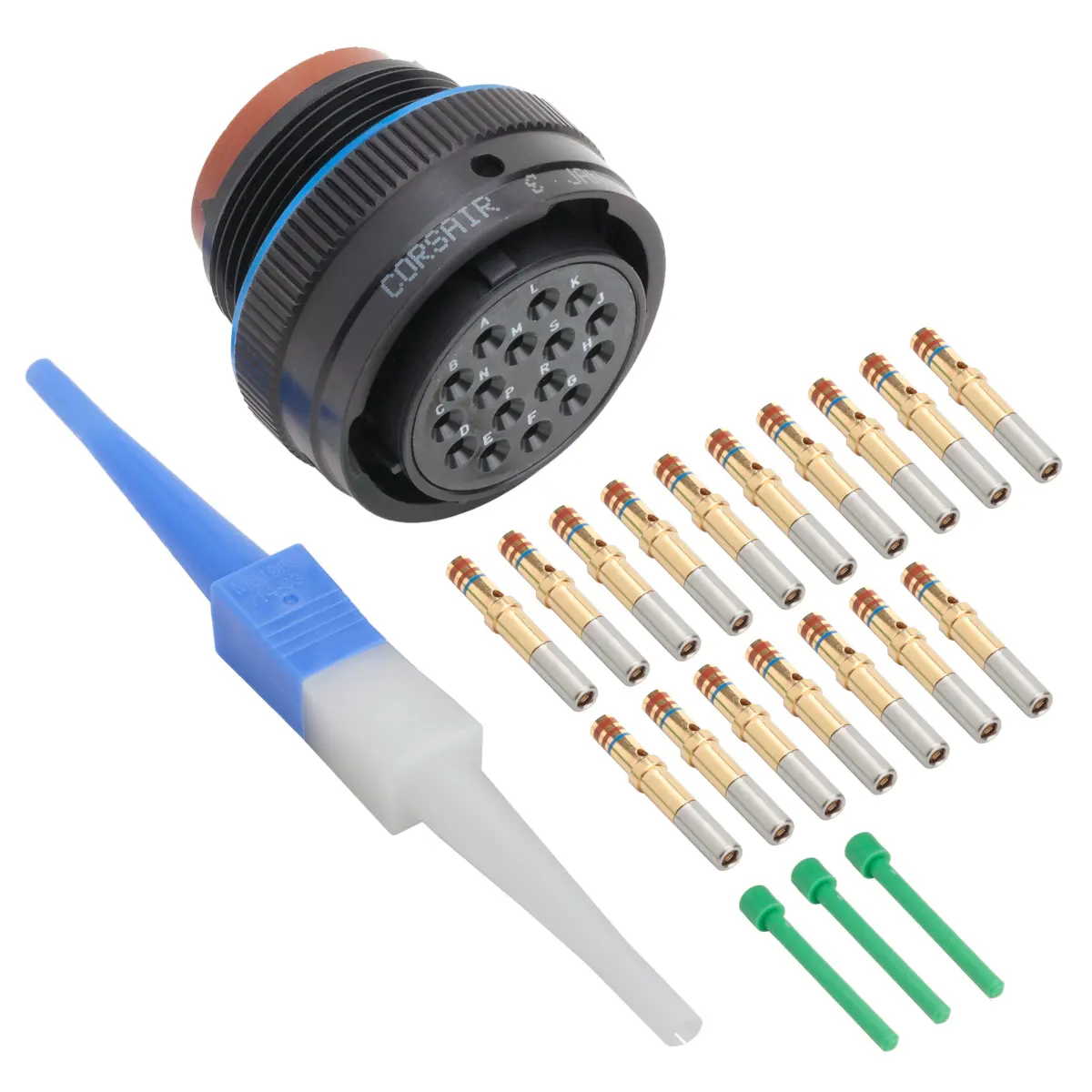 MS3476A20-16S PLUG CONNECTOR BLACK