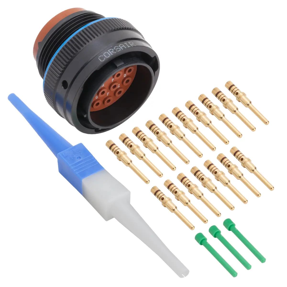MS3476A20-16P PLUG CONNECTOR BLACK