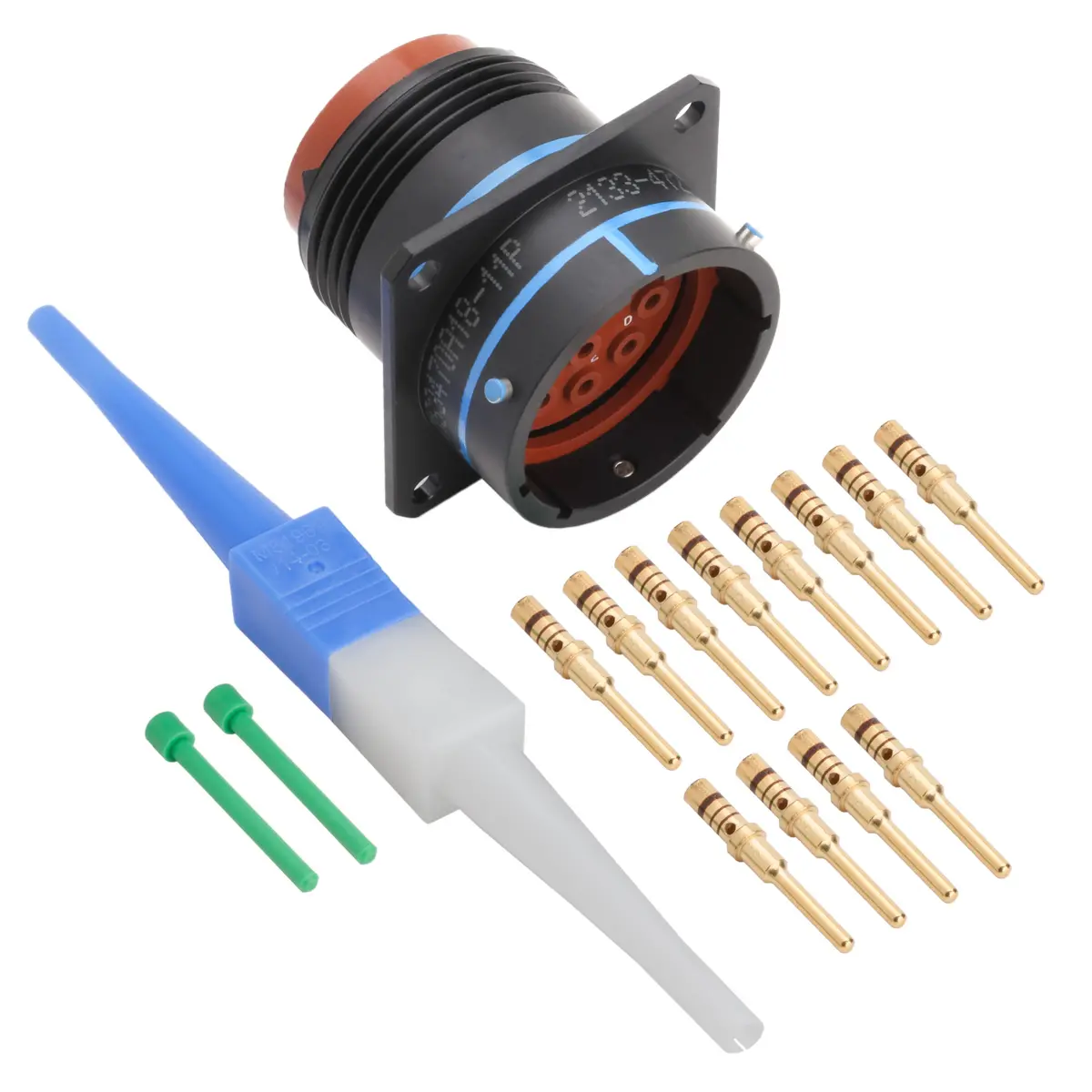 MS3470A18-11P RECEP CONNECTOR BLACK