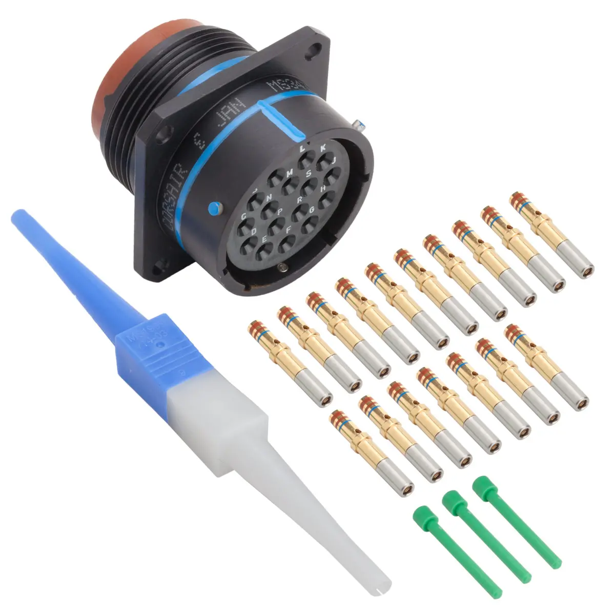 MS3470A20-16S RECEP CONNECTOR BLACK