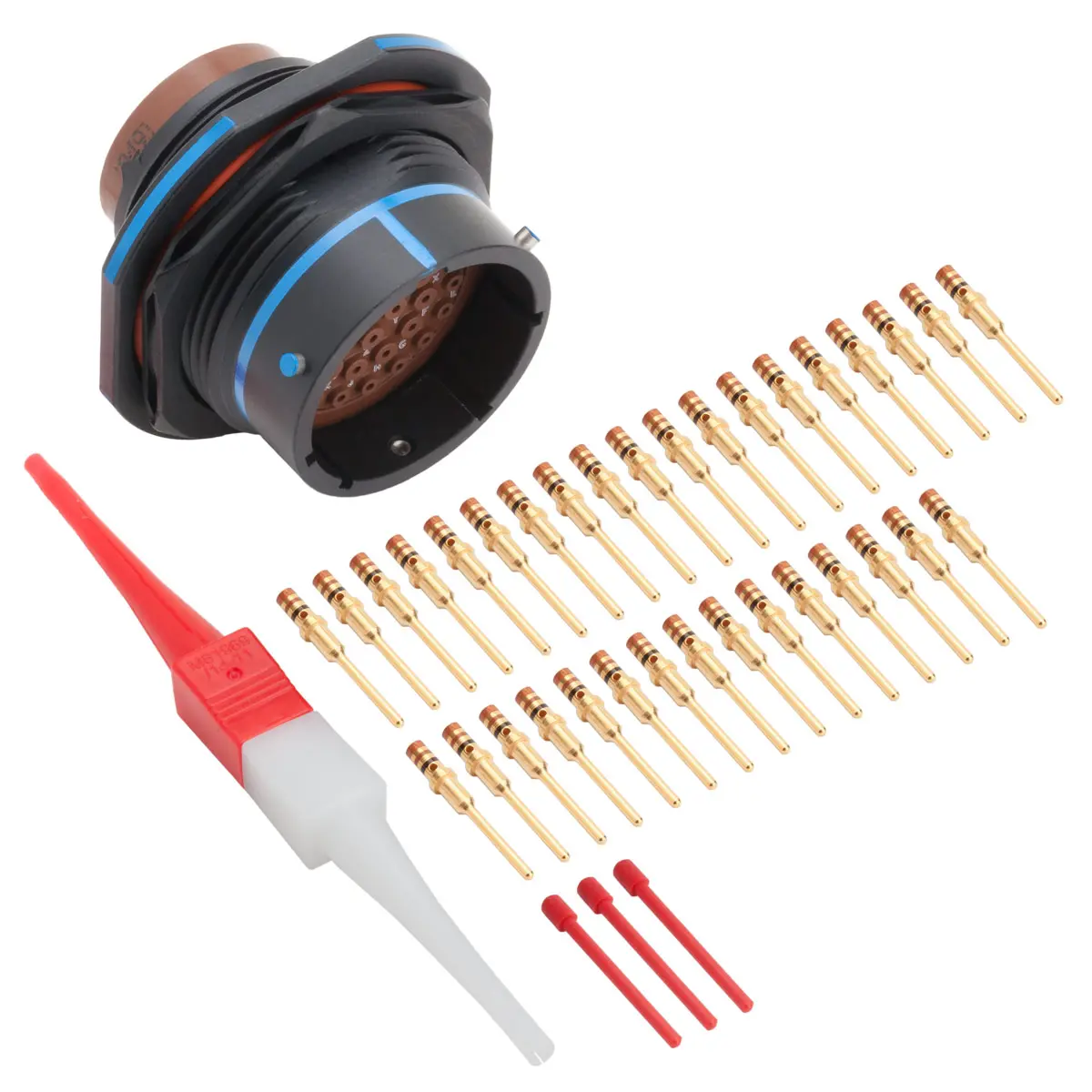MS3474A18-32P RECEP CONNECTOR BLACK
