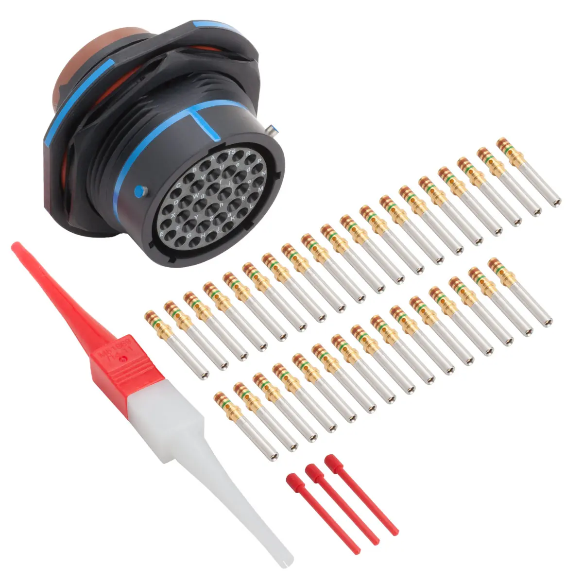 MS3474L18-32S RECEP CONNECTOR BLACK