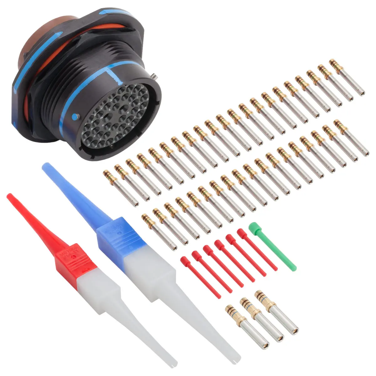 MS3474L20-39S RECEP CONNECTOR BLACK