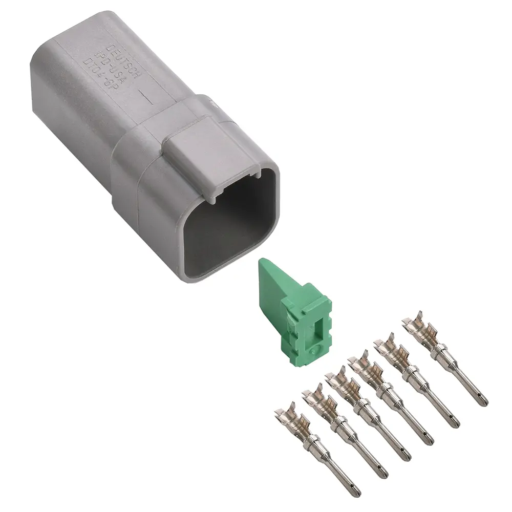 DT 6 Way Receptacle Kit Stamped Nickle