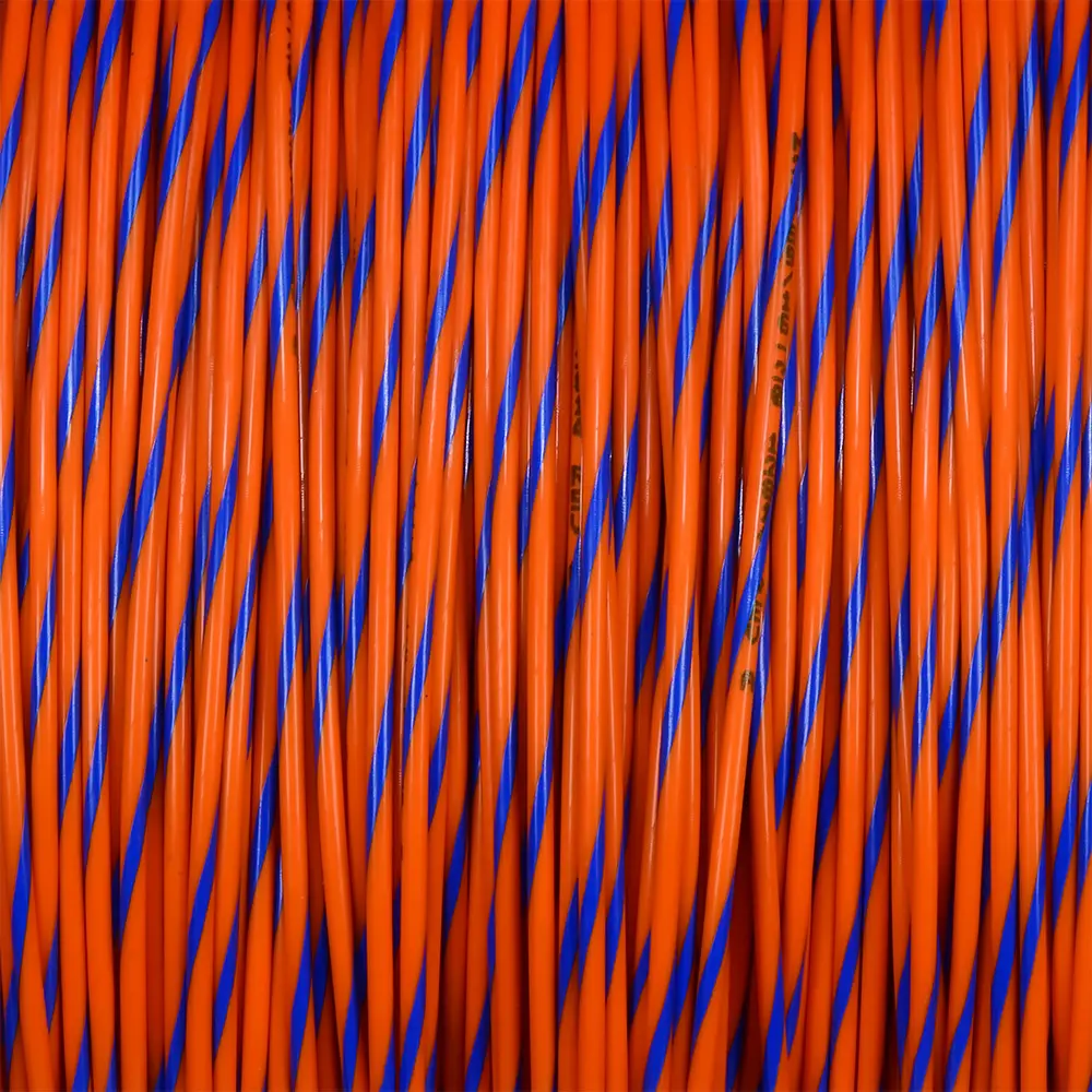 M22759/16-20-36 ORANGE/BLUE BTF STRIPE