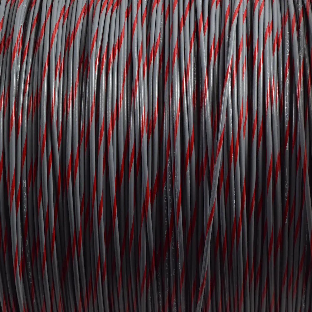 M22759/32-18-82 GRAY/RED BTF STRIPE