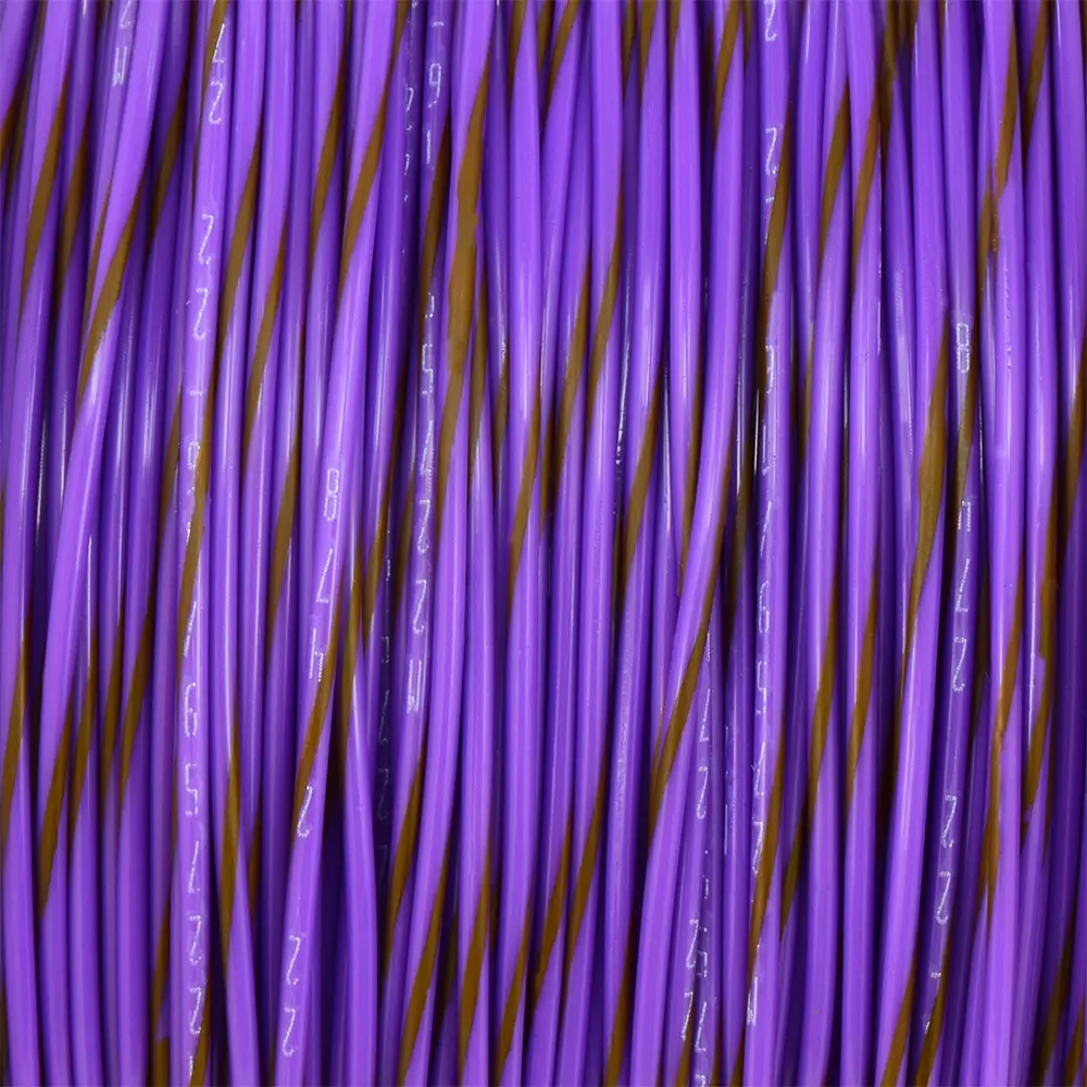 M22759/16-22-71 VIOLET/BROWN WIRE TEFZEL 22 AWG
