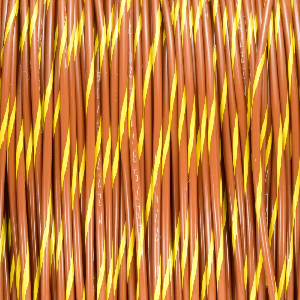 M22759/16-20-14 BROWN/YELLOW BTF STRIPE