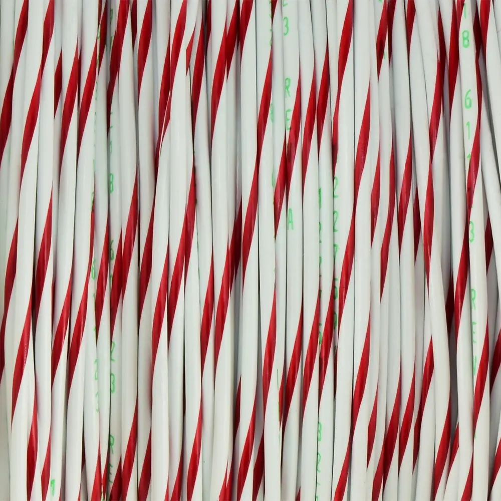 M22759/32-18-92 WHITE/RED BTF STRIPE