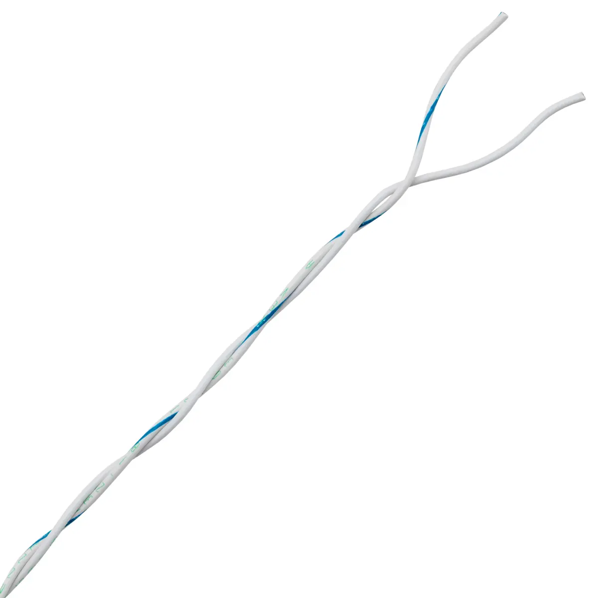 WHITE WHITE/BLUE T/P 2TPI 18 GA TEFZEL