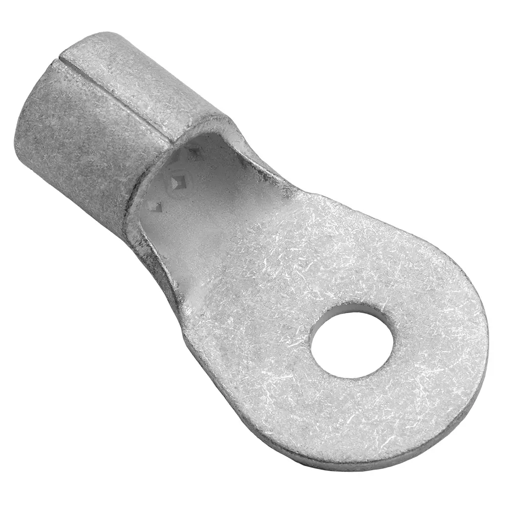 VERSAKRIMP 1-2 GA RING TERMINAL 1/4 HOLE BRAZED SEAM