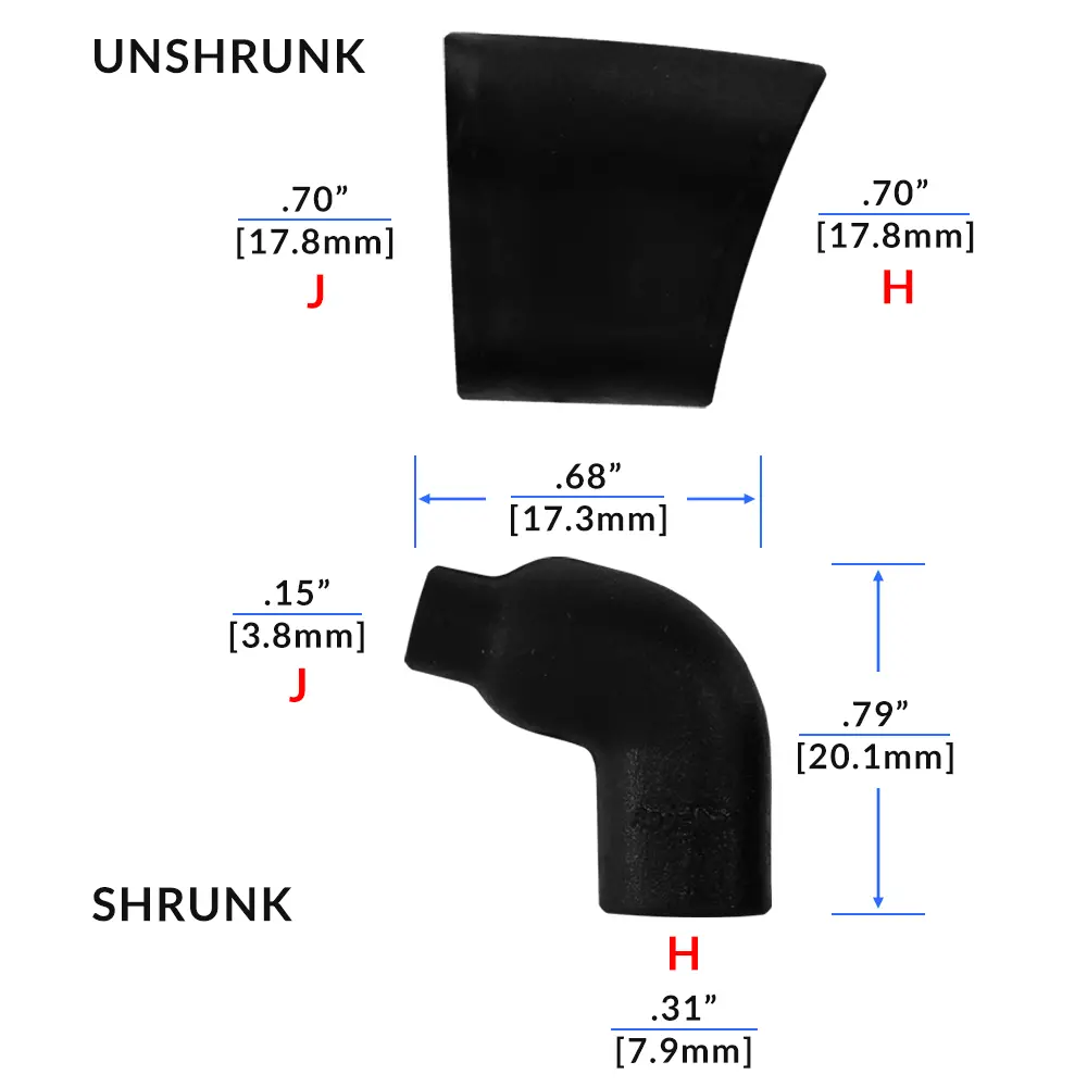 NON LIPPED 90° LIPPED BOOT