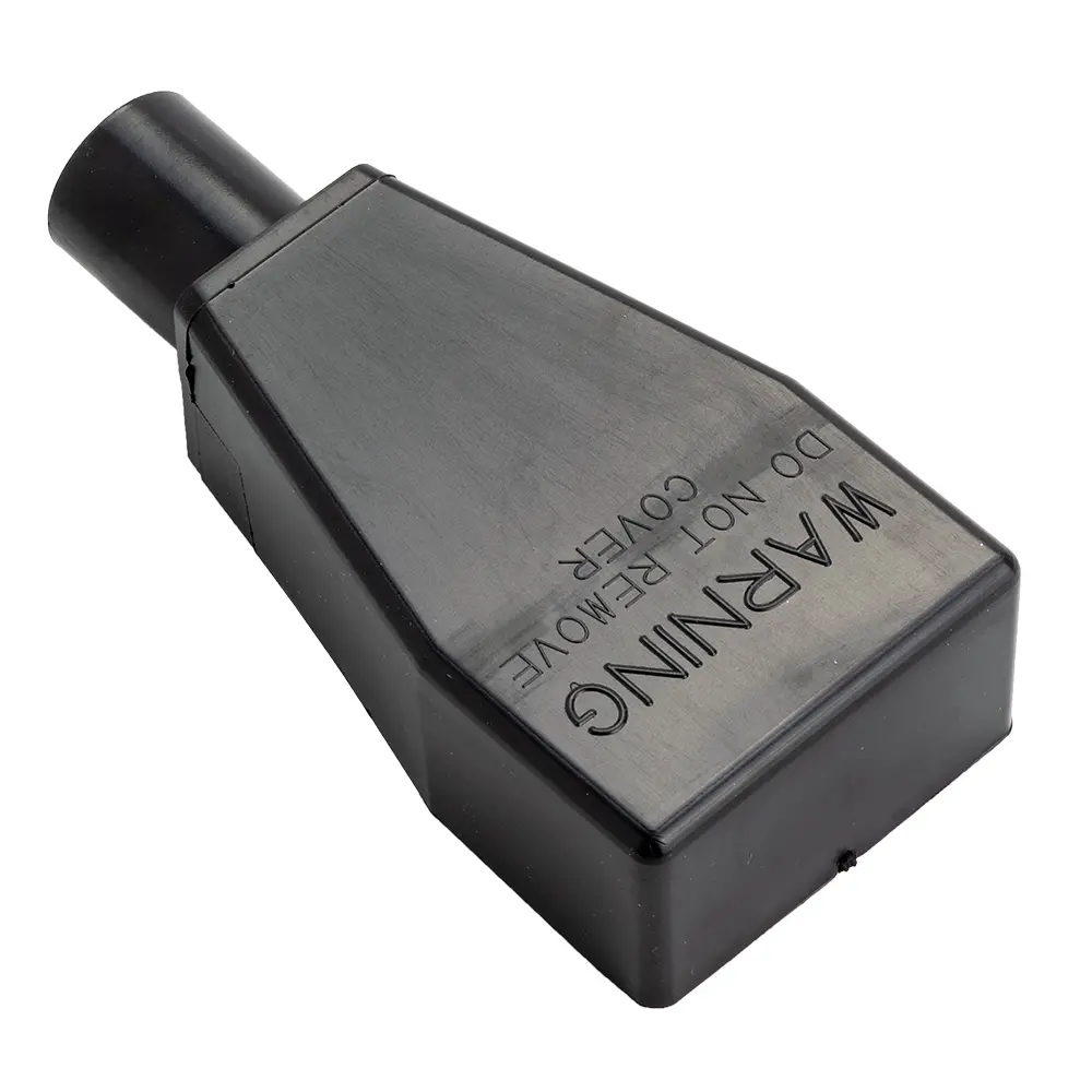 BLACK STRAIGHT IN BATTERY BOOT 1/0 GA