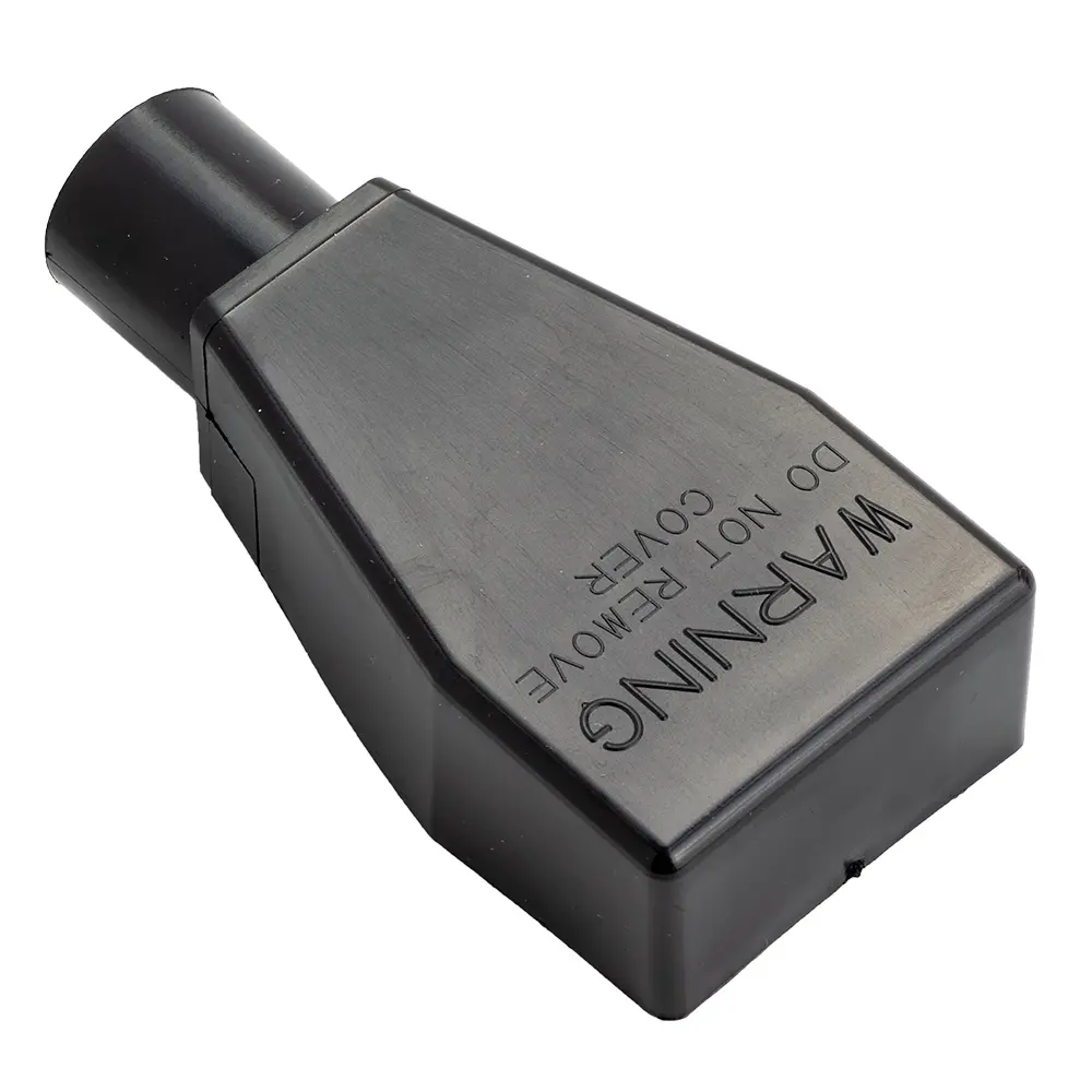BLACK STRAIGHT IN BATTERY BOOT 2/0 GA