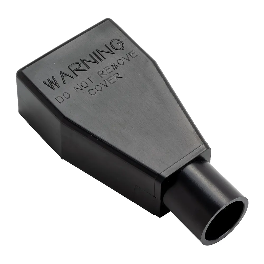 BLACK STRAIGHT IN BATTERY BOOT 2/0 GA