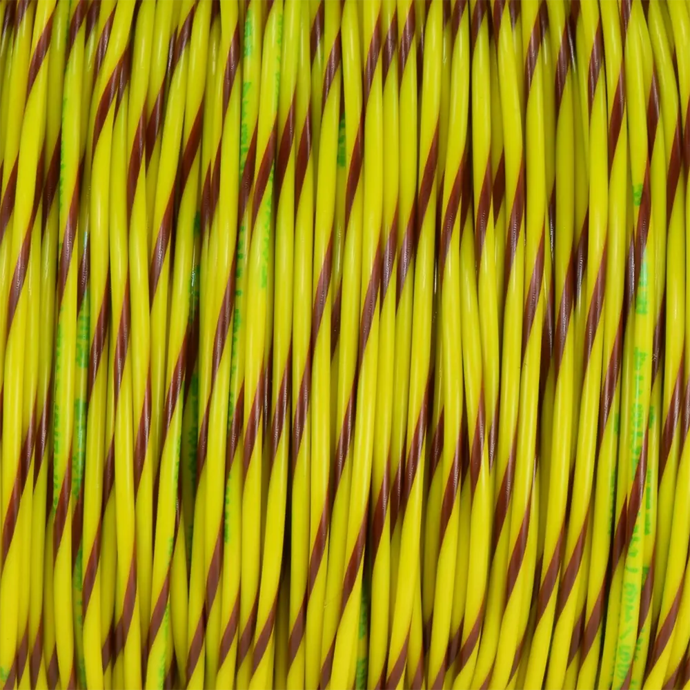 M22759/16-22-41 YELLOW/BROWN BTF STRIPE