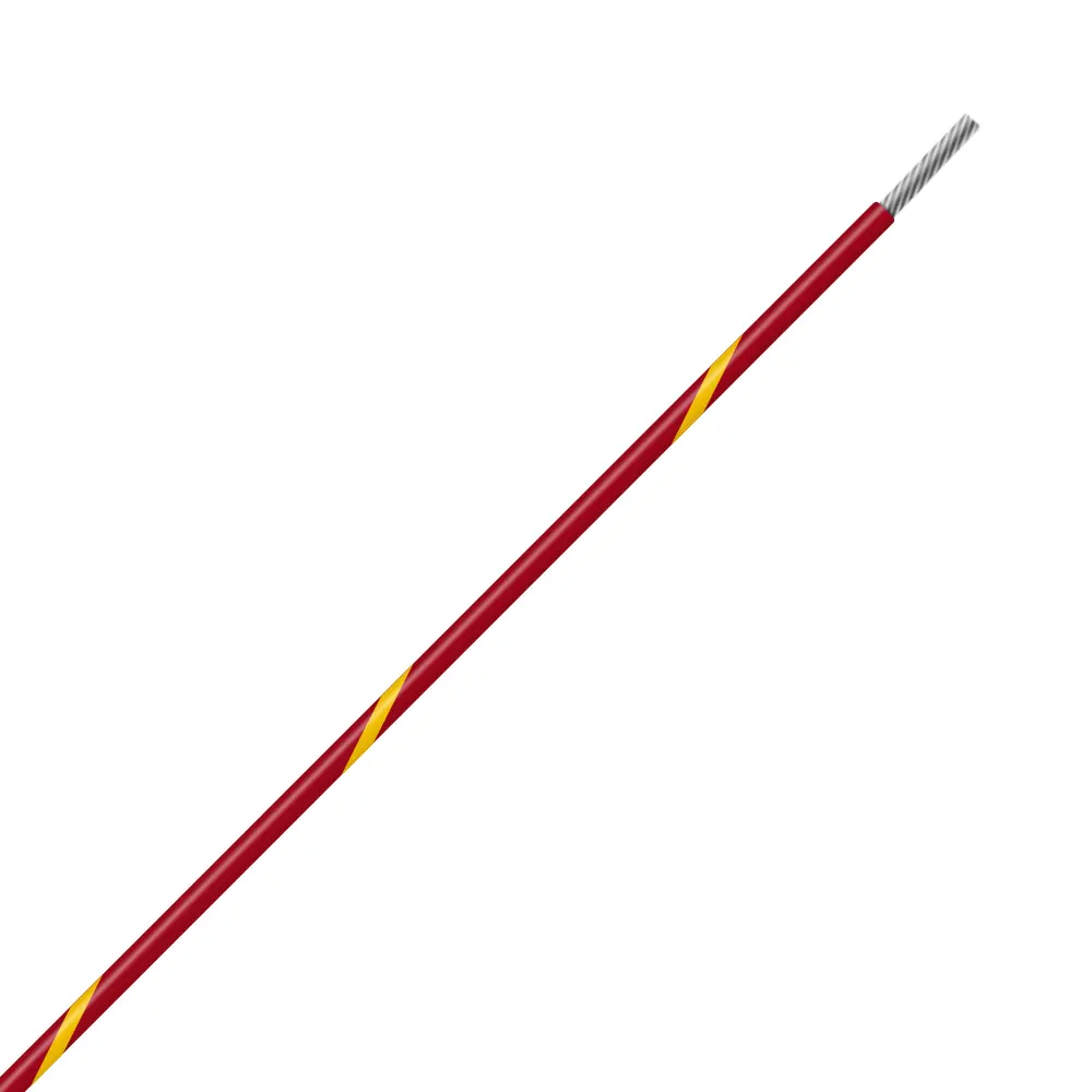 Red/Yellow Wire Tefzel 8 AWG