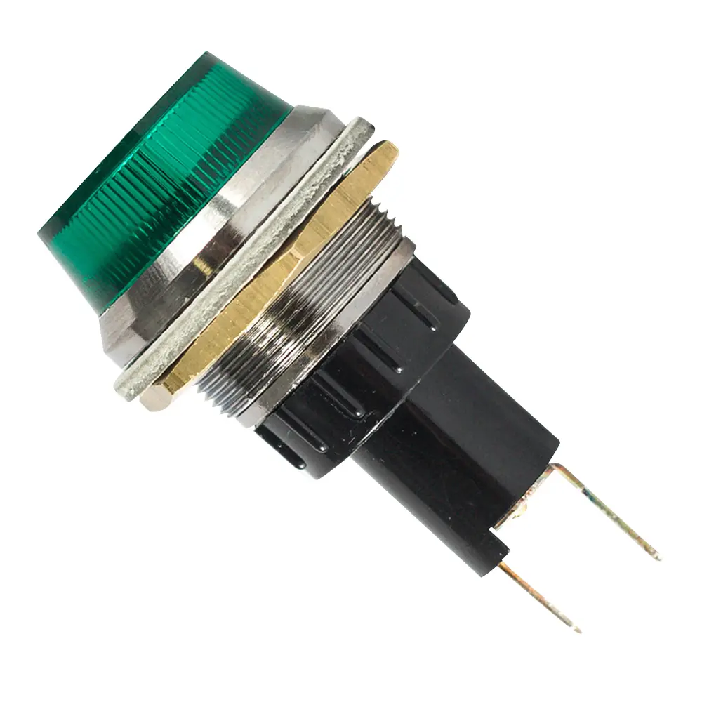 GREEN INDICATOR LIGHT 12 VOLT JUMBO