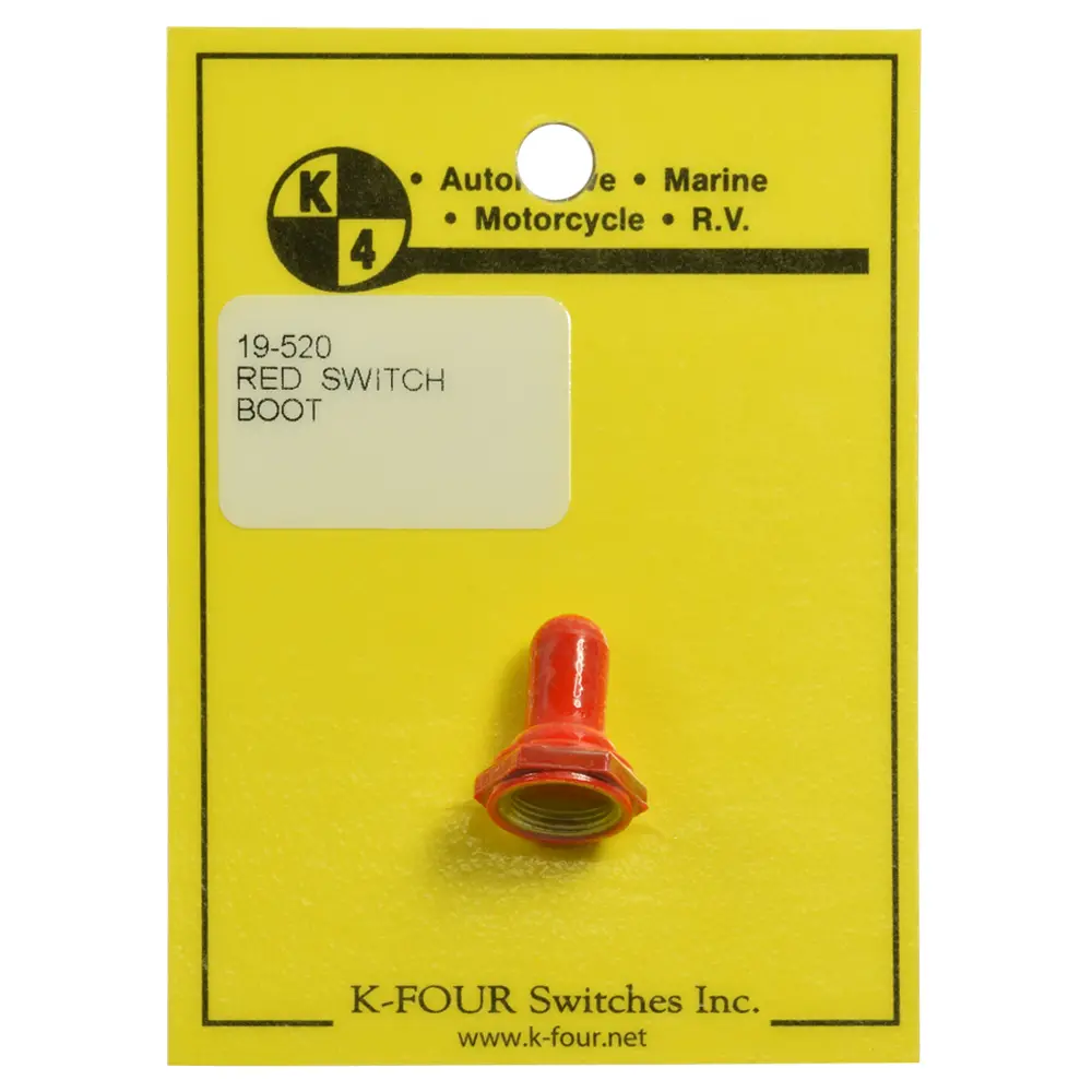 RED SWITCH BOOT 15/32 THREAD