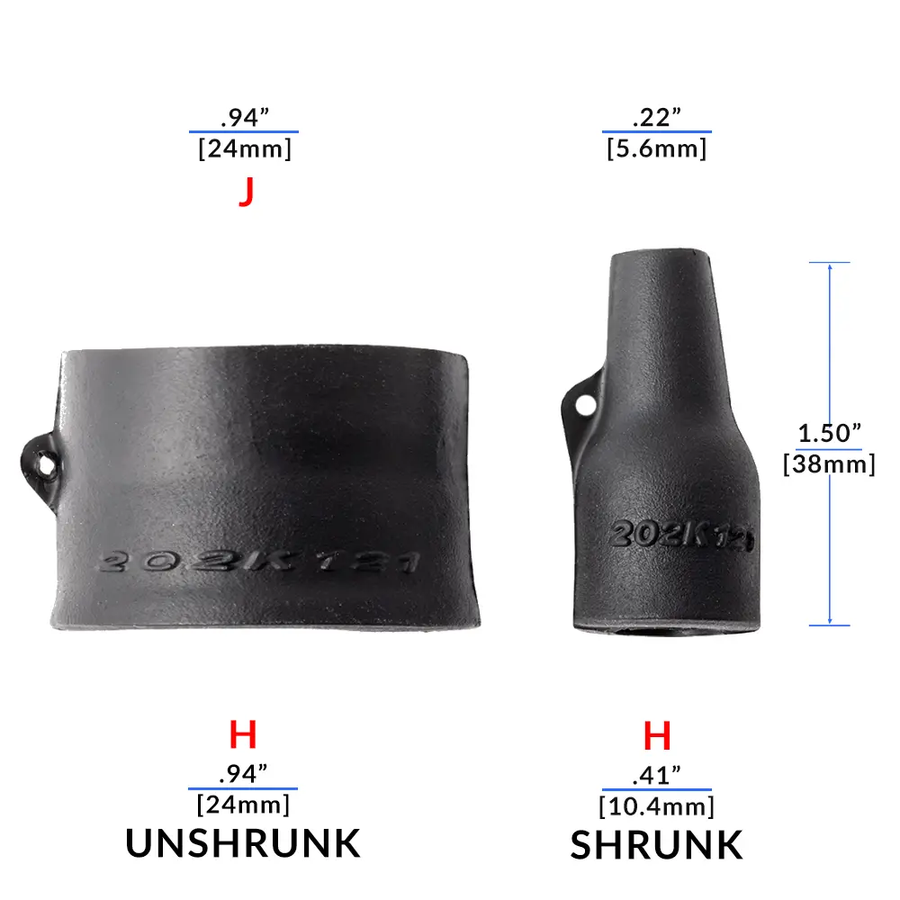 REDUCED BODY SHRINK BOOT