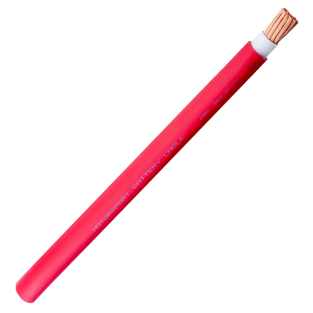 3/0 MOTORSPORT BATTERY CABLE RED