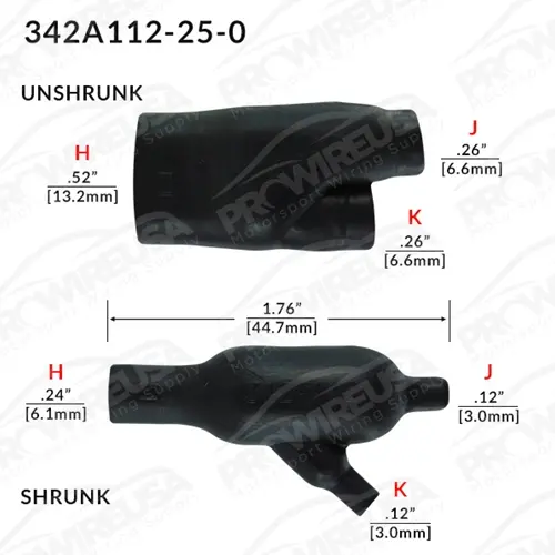 RAYCHEM /TE 45º HEAT SHRINKABLE BOOT