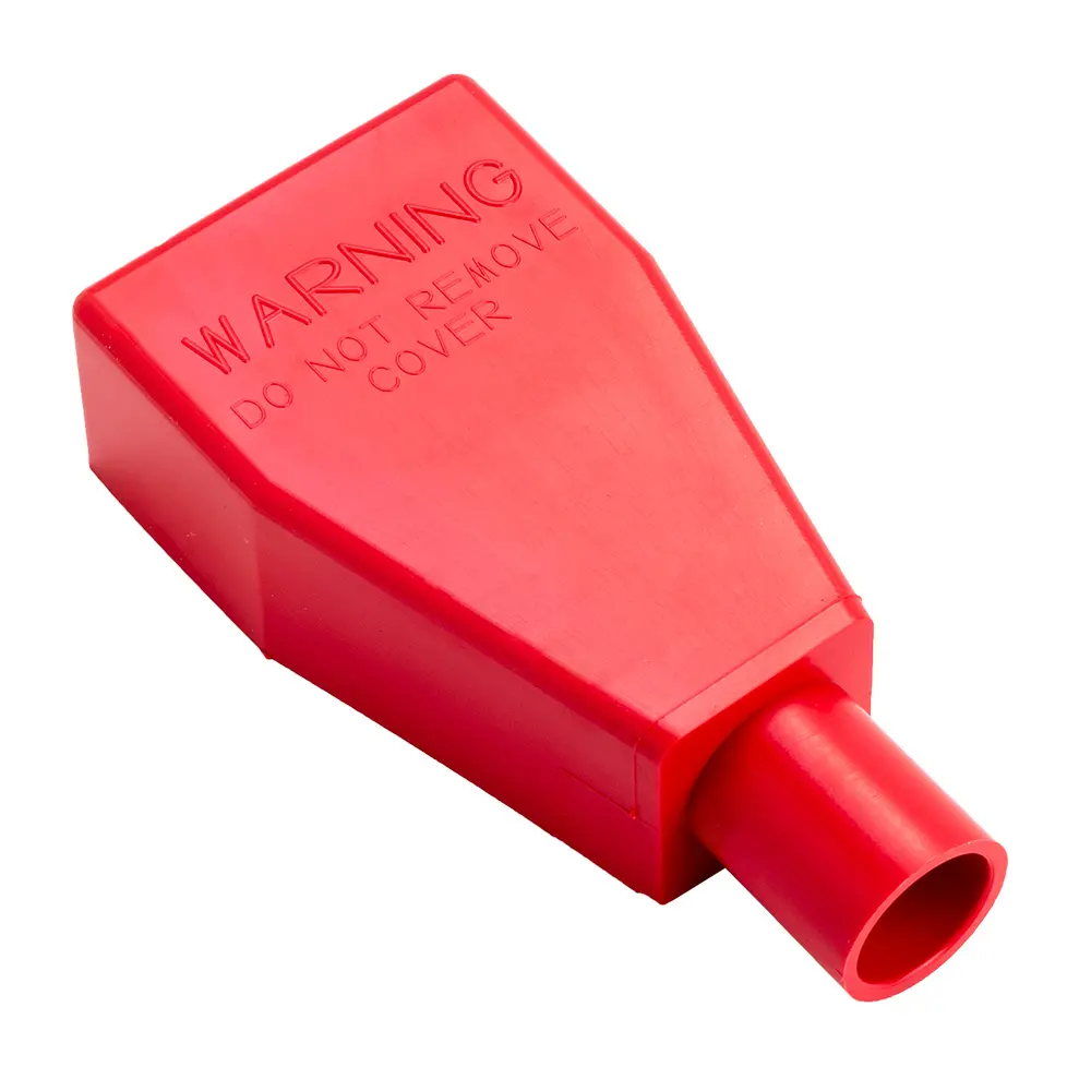 RED STRAIGHT IN BATTERY BOOT 1/0 GA