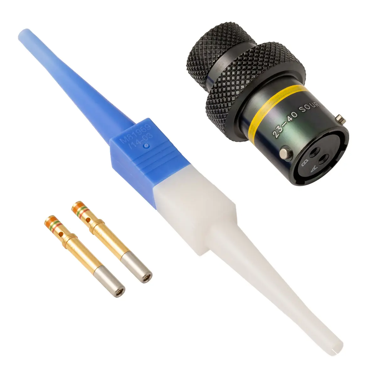 8STA1-10-02SA Souriau 8STA,2 WAY,INLINE,SKT,A KEY,YELLOW