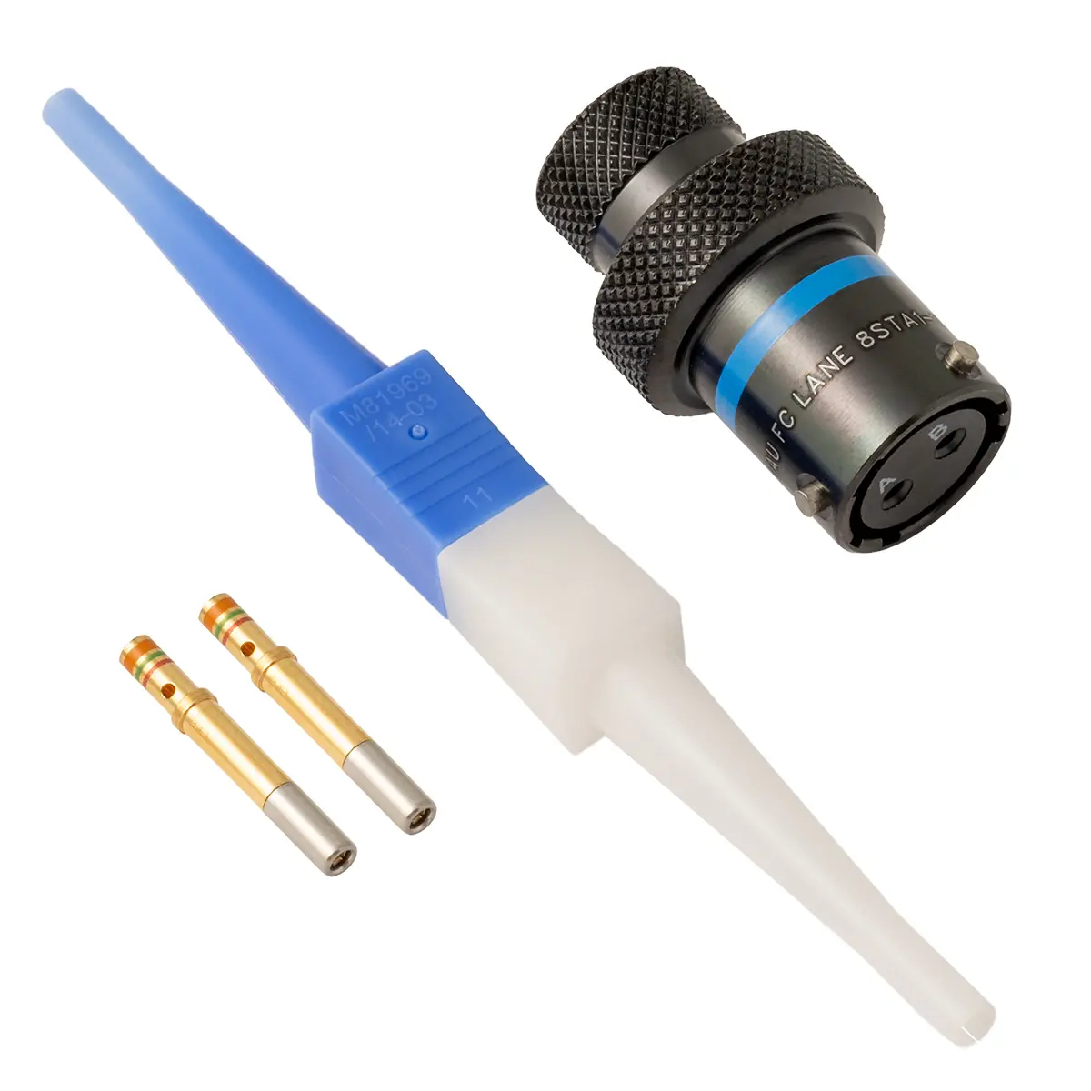 8STA1-10-02SB 8STA,2 WAY,INLINE,SKT,B KEY,BLUE