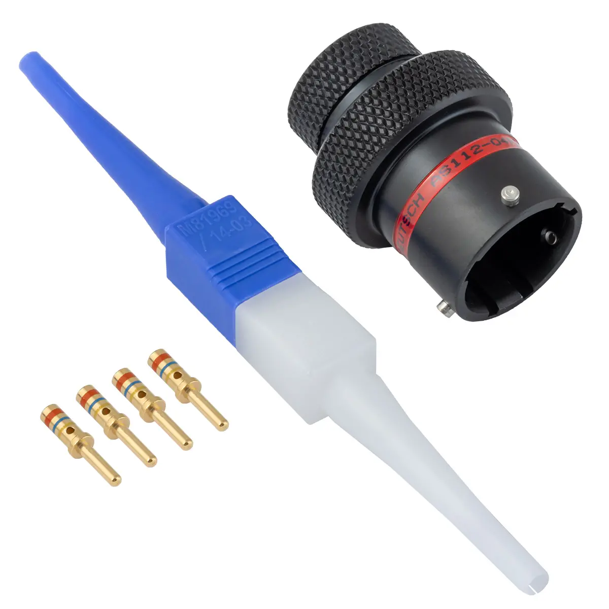 AS,4 WAY,INLINE,PIN,N KEY,RED