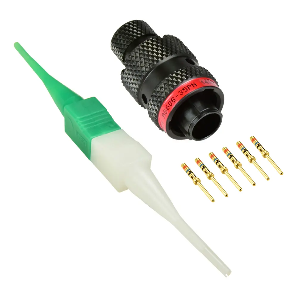 AS,6 WAY,PLG,PIN,N KEY,RED