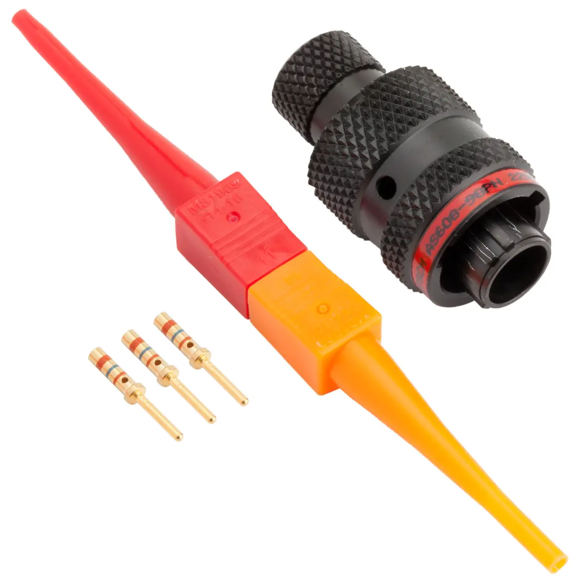 AS,3 WAY,PLG,PIN,N KEY,RED