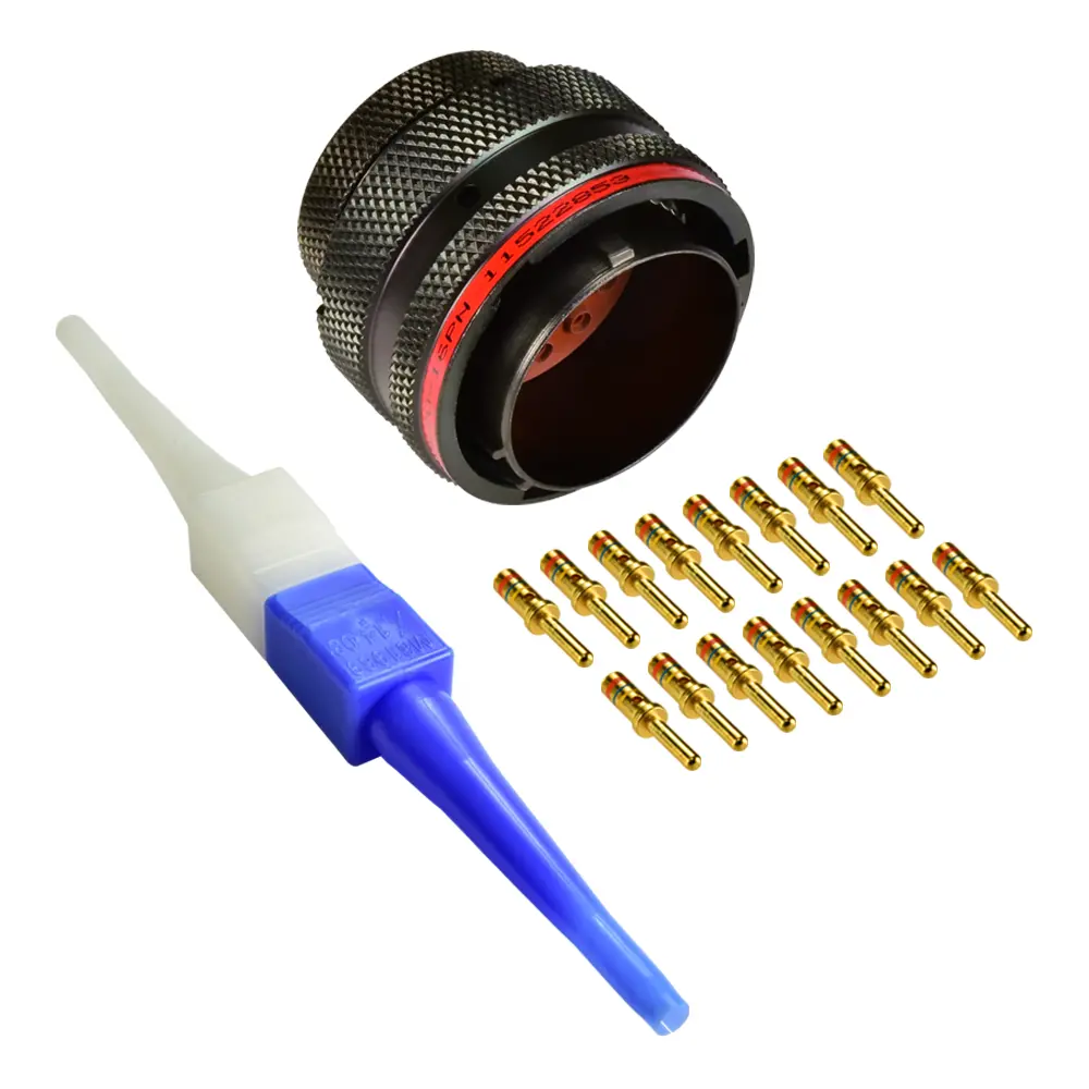 AS,16 WAY,PLG,PIN,N KEY,RED