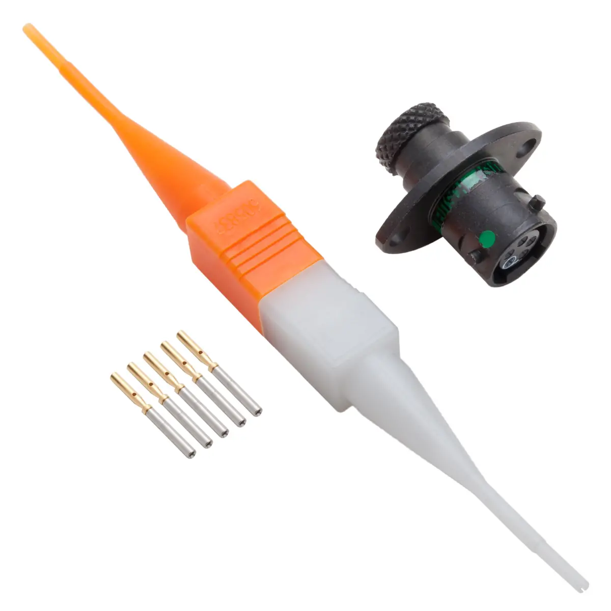 ASU,5 WAY,FLG,PIN,D KEY,GREEN