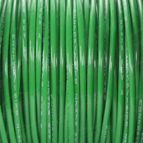 M22759/16-10-5 GREEN WIRE TEFZEL 10 AWG