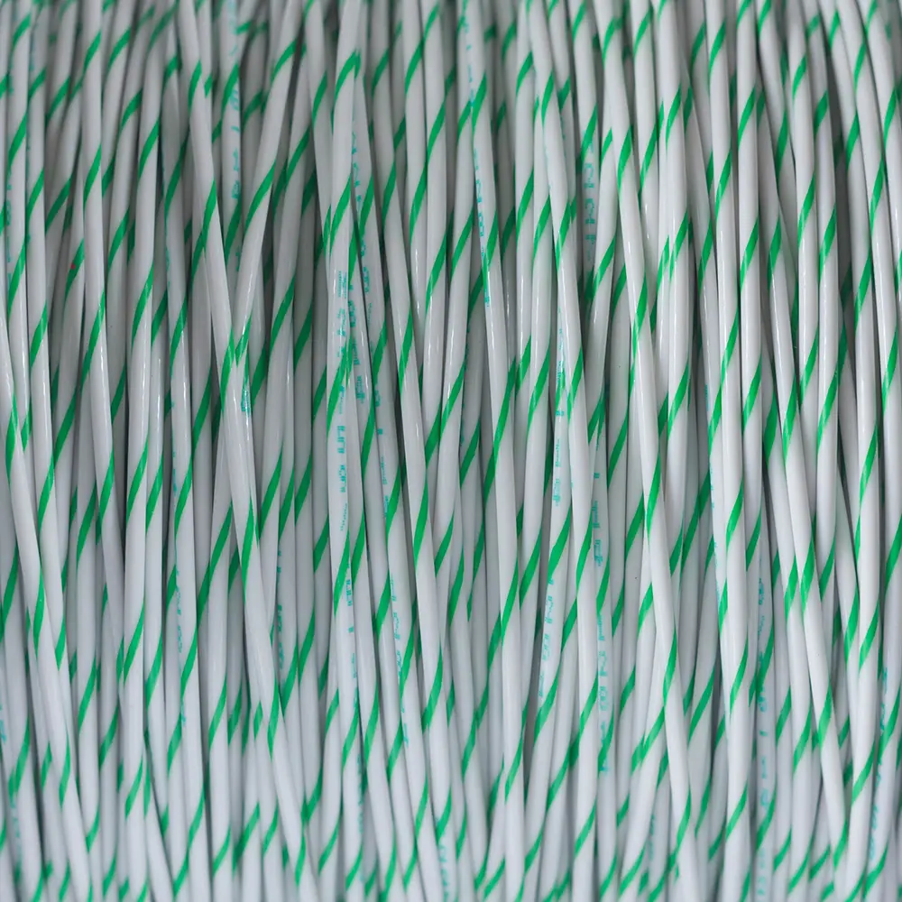 M22759/16-14-95 WHITE/GREEN BTF STRIPE