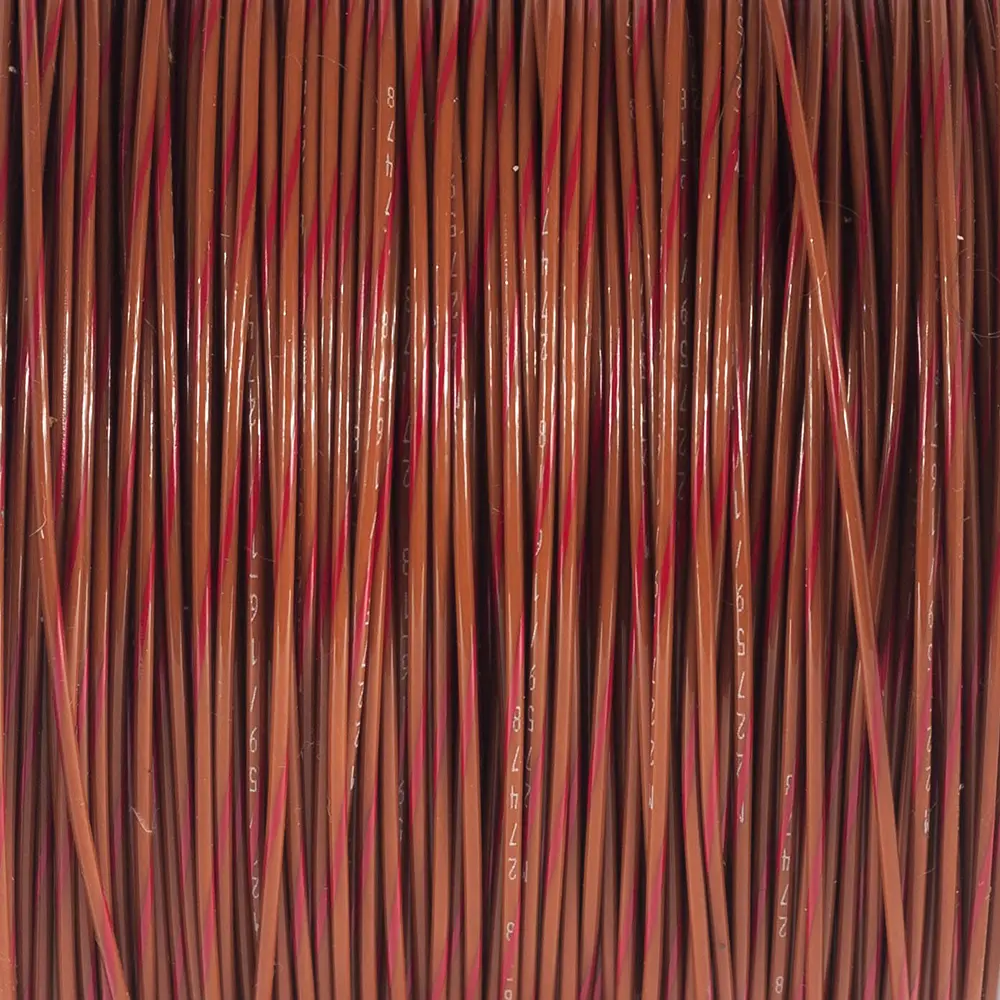 M22759/16-18-12 BROWN/RED BTF STRIPE